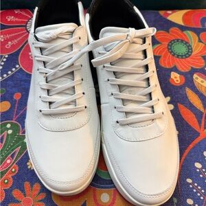 Classic White Leather Men's Sneakers